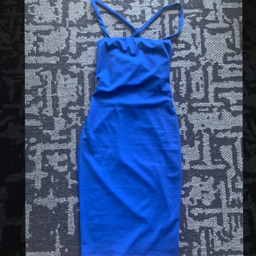 Blue dress